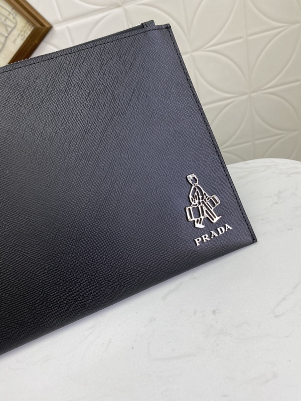 プラダ財布コピー角部分ディテール